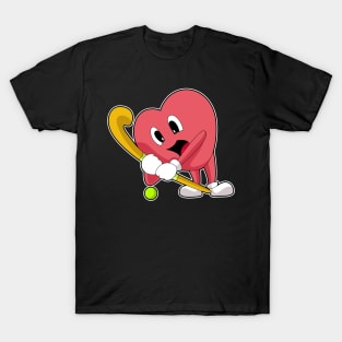 Heart Hockey Hockey stick T-Shirt